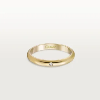 1895 vielsesring – gult guld, diamant – Cartier