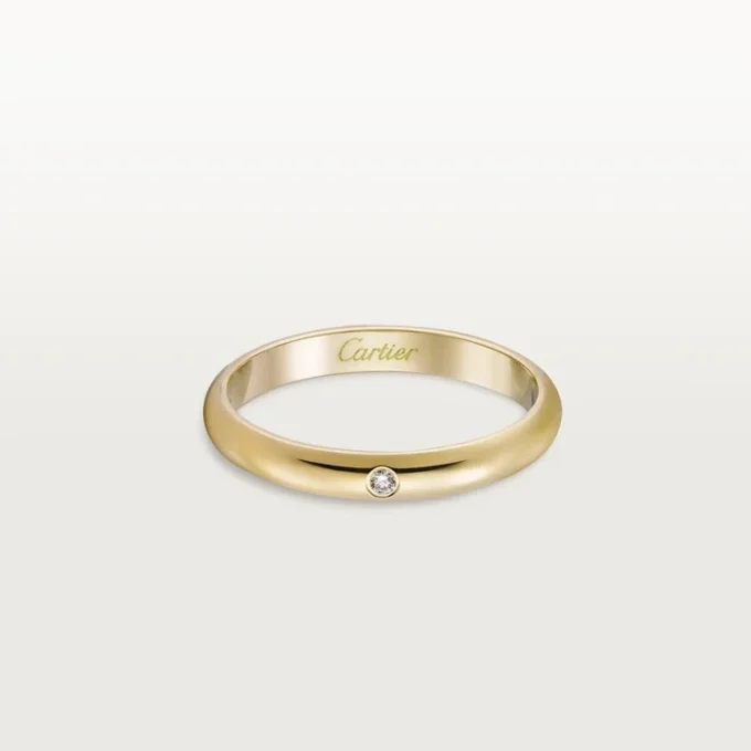1895 vielsesring – gult guld, diamant – Cartier 1895 vielsesring – gult guld, diamant – Cartier