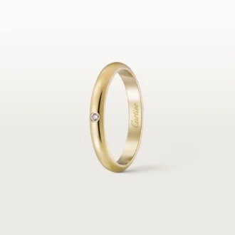 1895 vielsesring – gult guld, diamant – Cartier