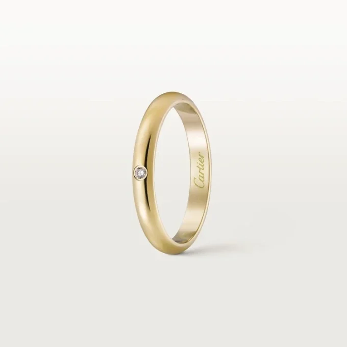 1895 vielsesring – gult guld, diamant – Cartier 1895 vielsesring – gult guld, diamant – Cartier