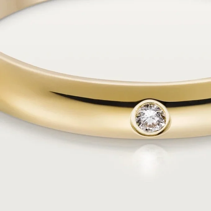 1895 vielsesring – gult guld, diamant – Cartier 1895 vielsesring – gult guld, diamant – Cartier