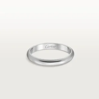 1895 vielsesring – platin – Cartier