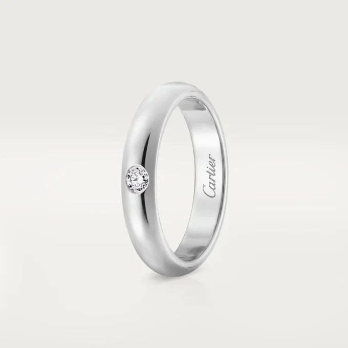 1895 vielsesring – platin, diamant – Cartier 1895 vielsesring – platin, diamant – Cartier