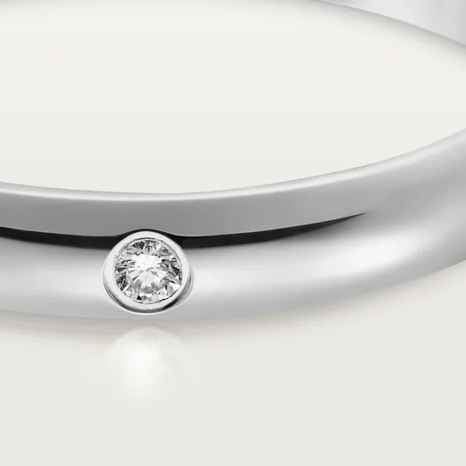 1895 vielsesring – platin, diamant – Cartier 1895 vielsesring – platin, diamant – Cartier