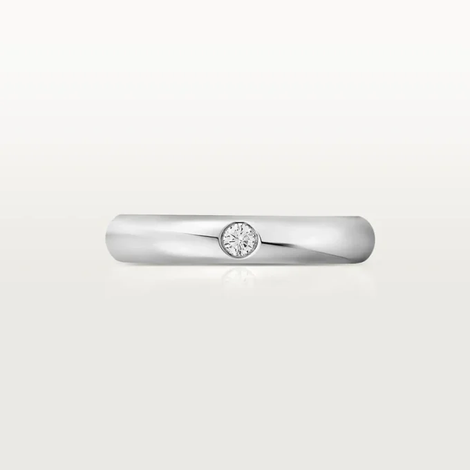 1895 vielsesring – platin, diamant – Cartier 1895 vielsesring – platin, diamant – Cartier