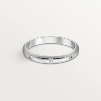 1895 vielsesring – platin, diamanter – Cartier