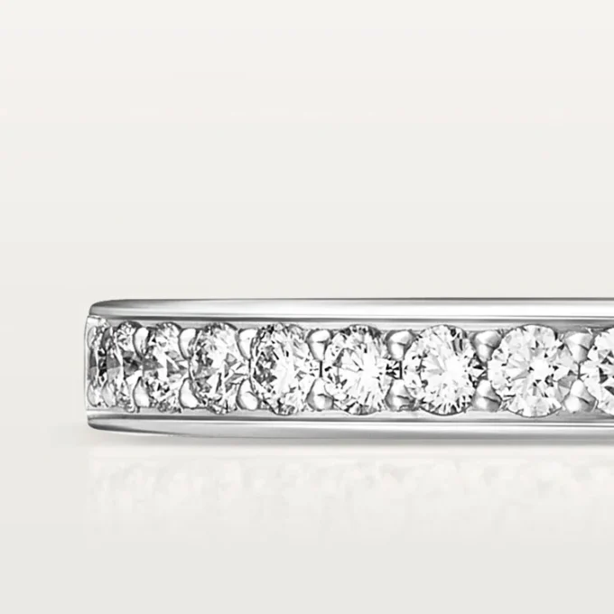 1895 vielsesring – platin, diamanter – Cartier 1895 vielsesring – platin, diamanter – Cartier