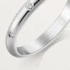 1895 vielsesring – platin, diamanter – Cartier 1895 vielsesring – platin, diamanter – Cartier