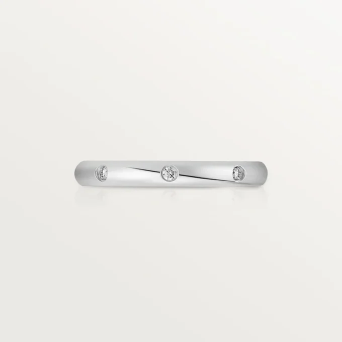 1895 vielsesring – platin, diamanter – Cartier 1895 vielsesring – platin, diamanter – Cartier