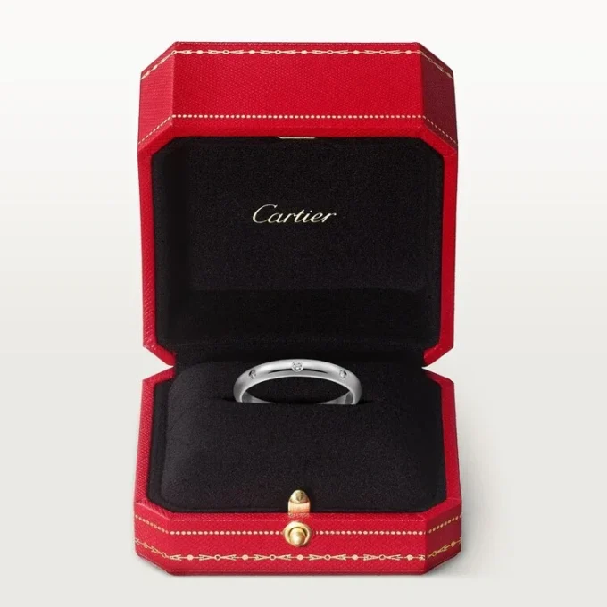 1895 vielsesring – platin, diamanter – Cartier 1895 vielsesring – platin, diamanter – Cartier
