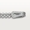 Agrafe-armbånd, brillantslebne diamanter, pavé Agrafe-armbånd, brillantslebne diamanter, pavé