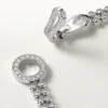 Agrafe-armbånd, brillantslebne diamanter, pavé Agrafe-armbånd, brillantslebne diamanter, pavé