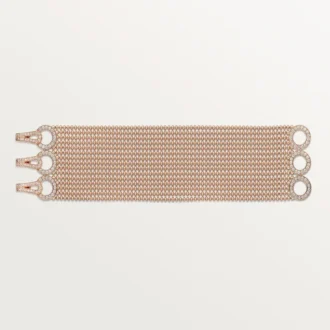 Agrafe-armbånd, mellemstor model, halvpavé