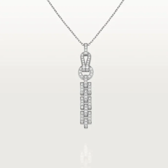 Agrafe halskæde – hvidguld, diamanter – Cartier Agrafe halskæde – hvidguld, diamanter – Cartier