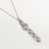 Agrafe halskæde – hvidguld, diamanter – Cartier Agrafe halskæde – hvidguld, diamanter – Cartier