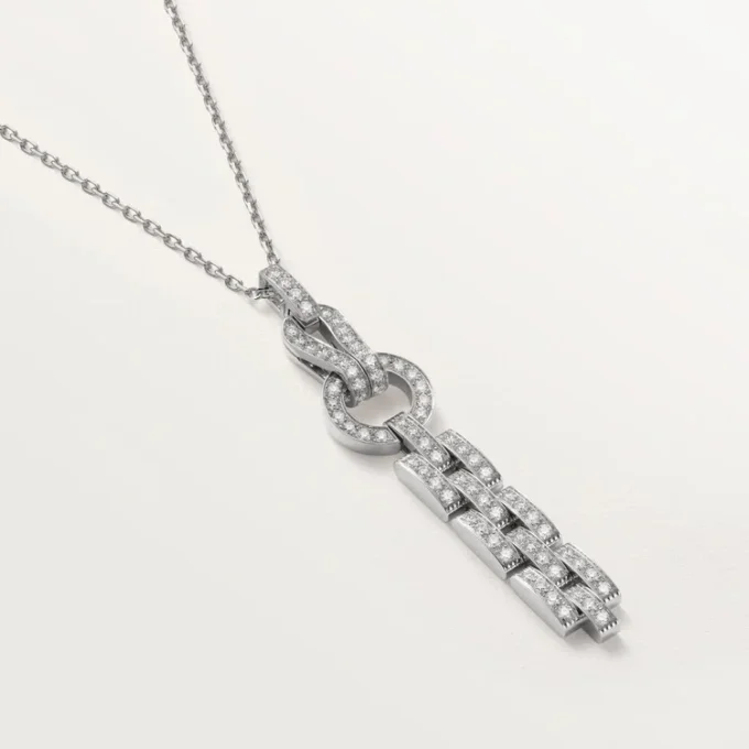 Agrafe halskæde – hvidguld, diamanter – Cartier Agrafe halskæde – hvidguld, diamanter – Cartier