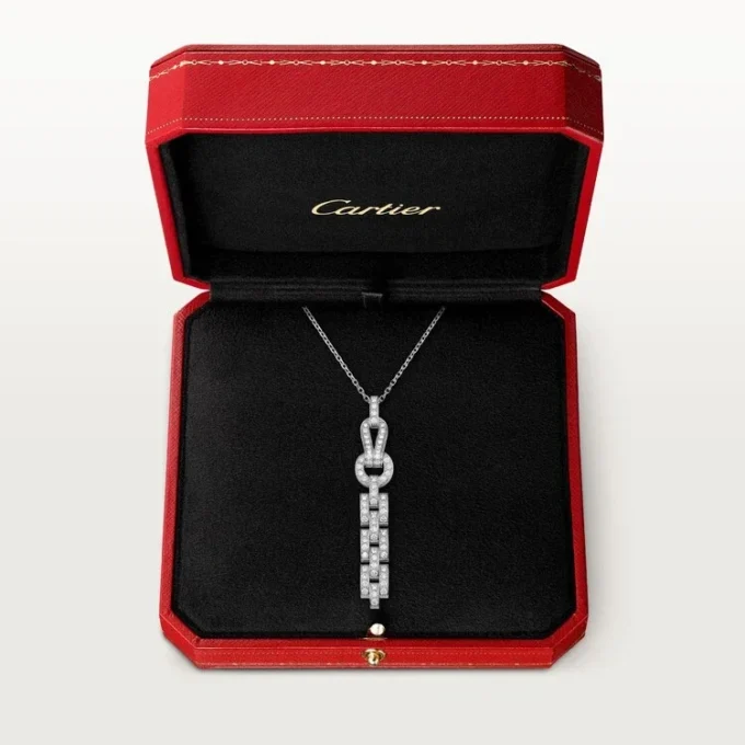 Agrafe halskæde – hvidguld, diamanter – Cartier Agrafe halskæde – hvidguld, diamanter – Cartier