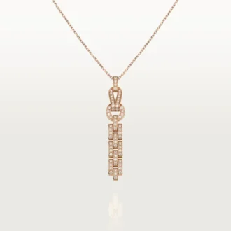 Agrafe halskæde – rosa guld, diamanter – Cartier Agrafe halskæde – rosa guld, diamanter – Cartier