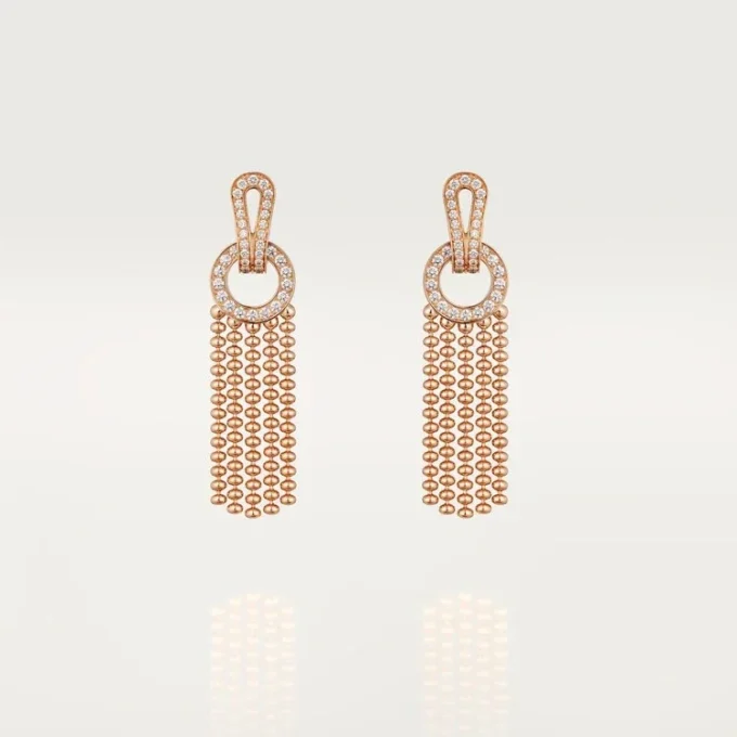 Agrafe-øreringe, halvt pavé Agrafe-øreringe, halvt pavé