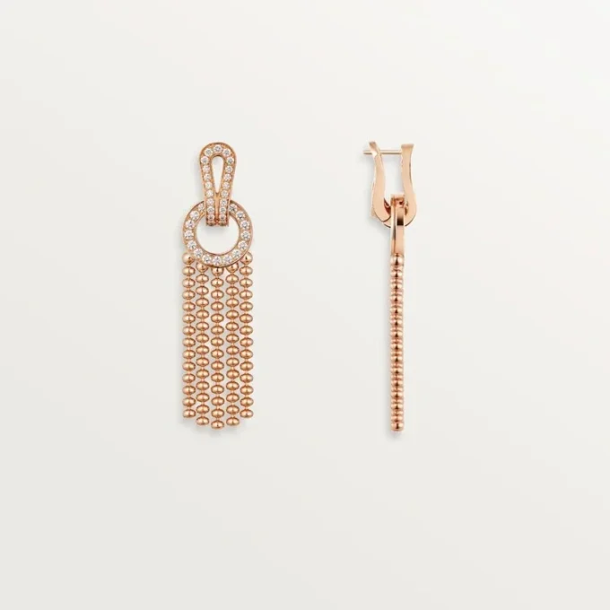Agrafe-øreringe, halvt pavé Agrafe-øreringe, halvt pavé