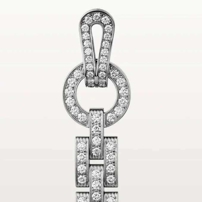 Agrafe øreringe – hvidguld, diamanter – Cartier Agrafe øreringe – hvidguld, diamanter – Cartier