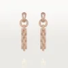 Agrafe øreringe – rosa guld, diamanter – Cartier Agrafe øreringe – rosa guld, diamanter – Cartier