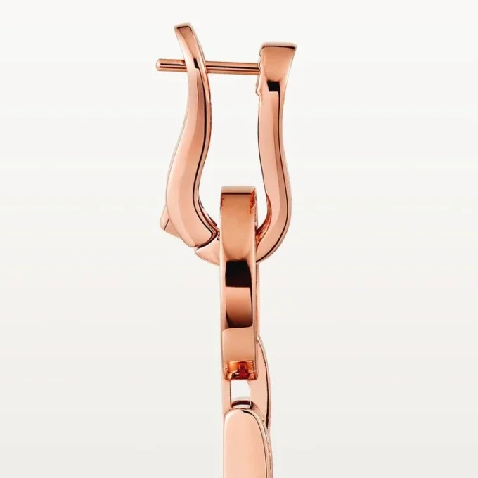 Agrafe øreringe – rosa guld, diamanter – Cartier Agrafe øreringe – rosa guld, diamanter – Cartier