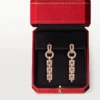 Agrafe øreringe – rosa guld, diamanter – Cartier Agrafe øreringe – rosa guld, diamanter – Cartier