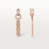 Agrafe øreringe – rosa guld, diamanter – Cartier Agrafe øreringe – rosa guld, diamanter – Cartier