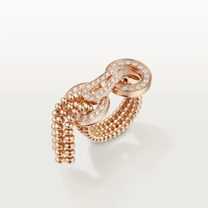 Agrafe-ring, halvpavé Agrafe-ring, halvpavé