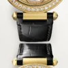 Andre Panthere smykkeure – 41 mm, mekanisk urværk med håndoptræk, 18 karat gult guld, diamanter, udskiftelige læderremme – Cartier Andre Panthere smykkeure – 41 mm, mekanisk urværk med håndoptræk, 18 karat gult guld, diamanter, udskiftelige læderremme – Cartier