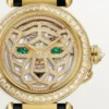 Andre Panthere smykkeure – 41 mm, mekanisk urværk med håndoptræk, 18 karat gult guld, diamanter, udskiftelige læderremme – Cartier Andre Panthere smykkeure – 41 mm, mekanisk urværk med håndoptræk, 18 karat gult guld, diamanter, udskiftelige læderremme – Cartier