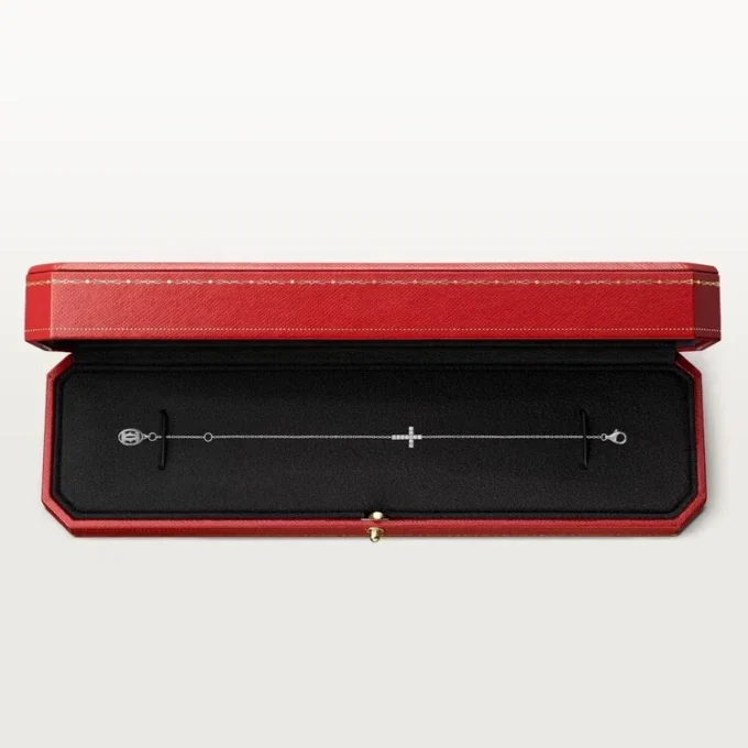 Armbånd med symboler – hvidguld, diamanter – Cartier Armbånd med symboler – hvidguld, diamanter – Cartier