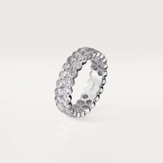 Broderie De Cartier vielsesring – hvidguld, diamanter – Cartier