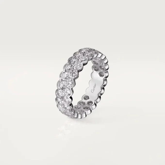 Broderie De Cartier vielsesring – hvidguld, diamanter – Cartier Broderie De Cartier vielsesring – hvidguld, diamanter – Cartier