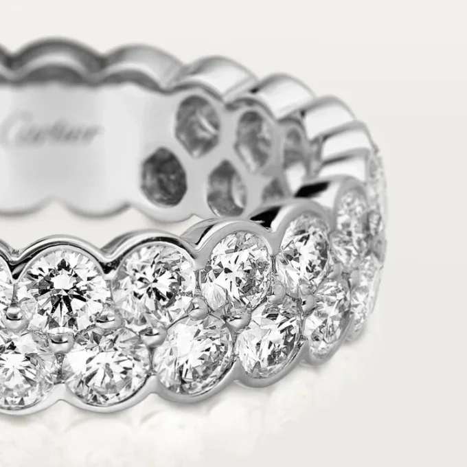 Broderie De Cartier vielsesring – hvidguld, diamanter – Cartier Broderie De Cartier vielsesring – hvidguld, diamanter – Cartier