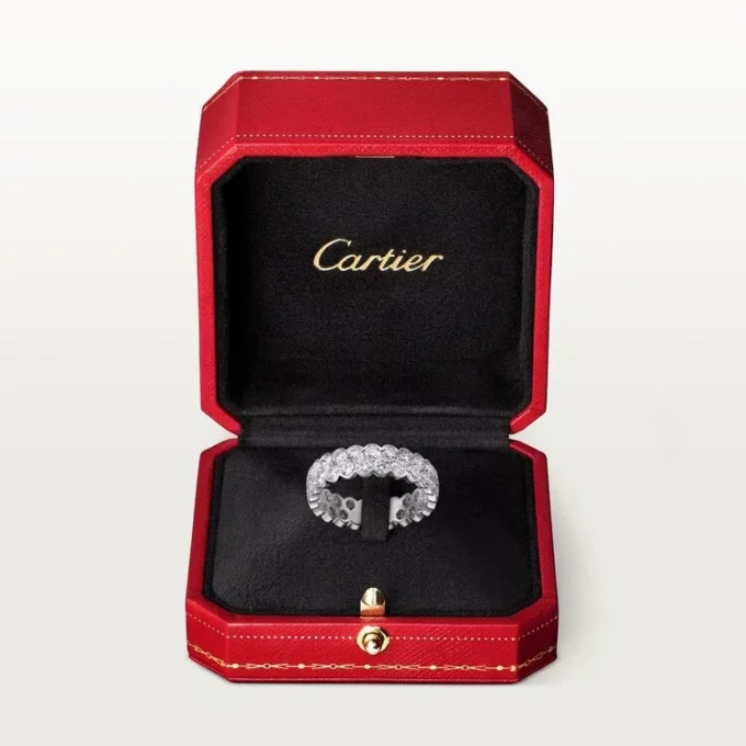 Broderie De Cartier vielsesring – hvidguld, diamanter – Cartier Broderie De Cartier vielsesring – hvidguld, diamanter – Cartier