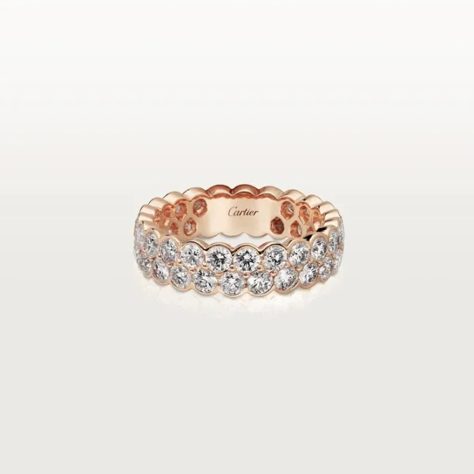 Broderie De Cartier vielsesring – rosa guld, diamanter – Cartier Broderie De Cartier vielsesring – rosa guld, diamanter – Cartier