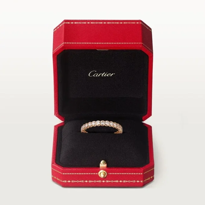 Broderie De Cartier vielsesring – rosa guld, diamanter – Cartier Broderie De Cartier vielsesring – rosa guld, diamanter – Cartier