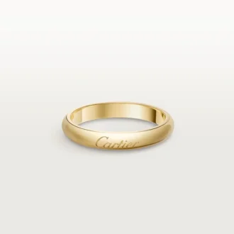 C De Cartier vielsesring, 3 mm bred