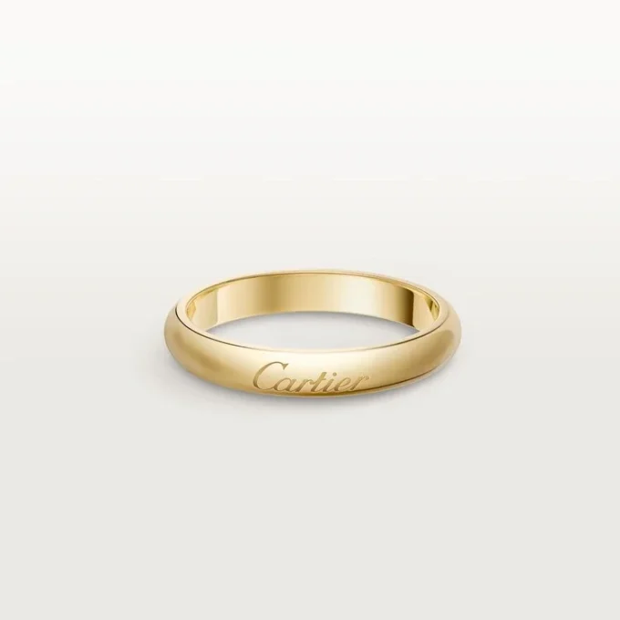C De Cartier vielsesring, 3 mm bred C De Cartier vielsesring, 3 mm bred