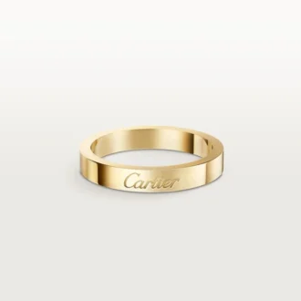 C De Cartier vielsesring, 3 mm bred