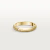 C De Cartier vielsesring, 3 mm bred, 1 diamant C De Cartier vielsesring, 3 mm bred, 1 diamant
