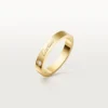 C De Cartier vielsesring, 3 mm bred, 1 diamant C De Cartier vielsesring, 3 mm bred, 1 diamant