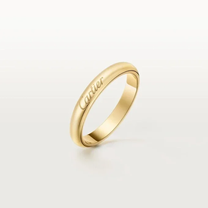 C De Cartier vielsesring, 3 mm bred C De Cartier vielsesring, 3 mm bred