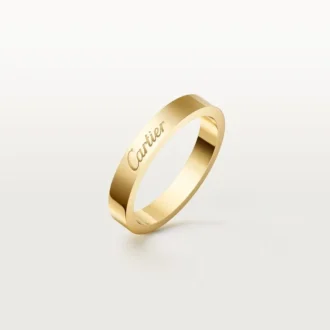 C De Cartier vielsesring, 3 mm bred