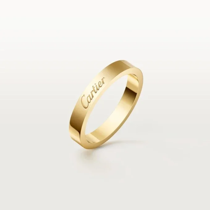 C De Cartier vielsesring, 3 mm bred C De Cartier vielsesring, 3 mm bred
