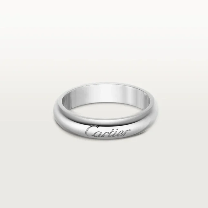 C De Cartier vielsesring, 4 mm bred C De Cartier vielsesring, 4 mm bred