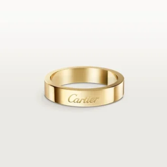 C De Cartier vielsesring, 4 mm bred