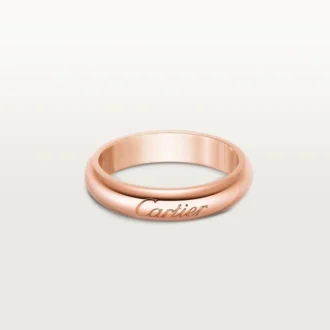 C De Cartier vielsesring, 4 mm bred
